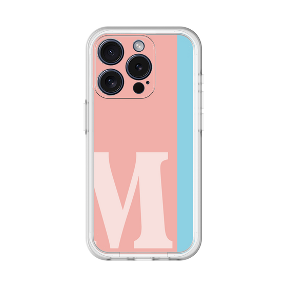 Slim Protection Premium Case［ オリジナル - initial color line - M pink ］