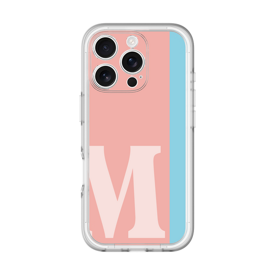 Slim Protection Premium Case［ オリジナル - initial color line - M pink ］