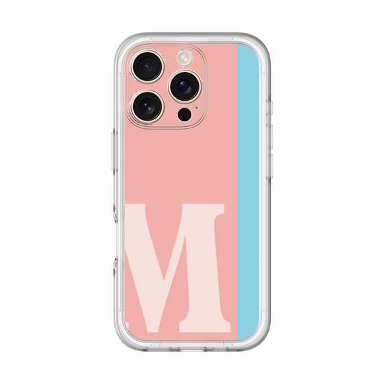 Slim Protection Premium Case［ オリジナル - initial color line - M pink ］