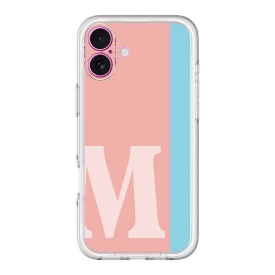 Slim Protection Premium Case［ オリジナル - initial color line - M pink ］