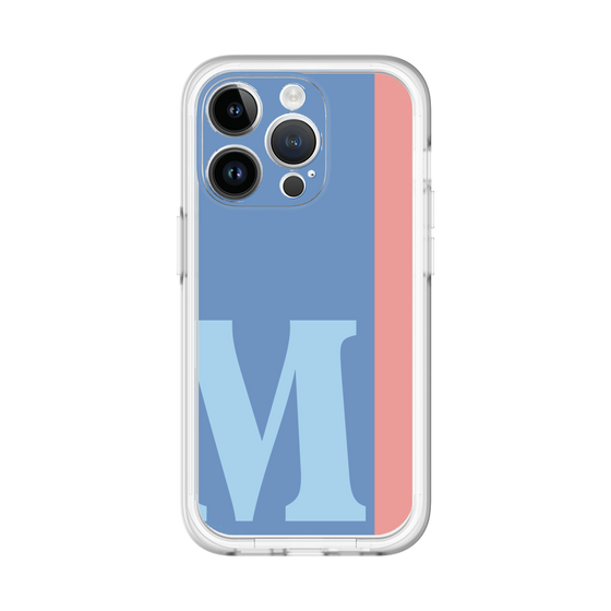 Slim Protection Premium Case［ オリジナル - initial color line - M blue ］