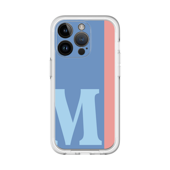 Slim Protection Premium Case［ オリジナル - initial color line - M blue ］