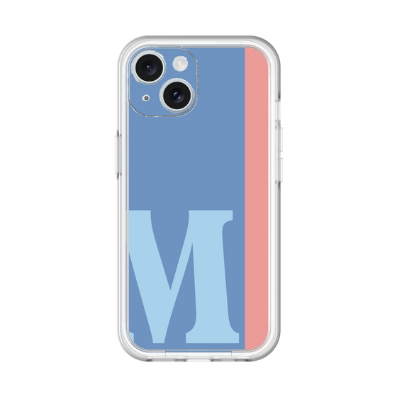 Slim Protection Premium Case［ オリジナル - initial color line - M blue ］