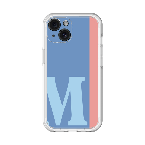 Slim Protection Premium Case［ オリジナル - initial color line - M blue ］