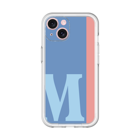 Slim Protection Premium Case［ オリジナル - initial color line - M blue ］