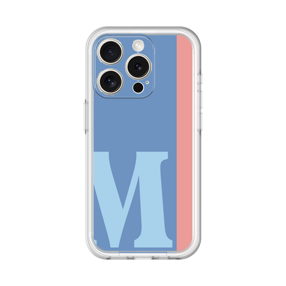 Slim Protection Premium Case［ オリジナル - initial color line - M blue ］