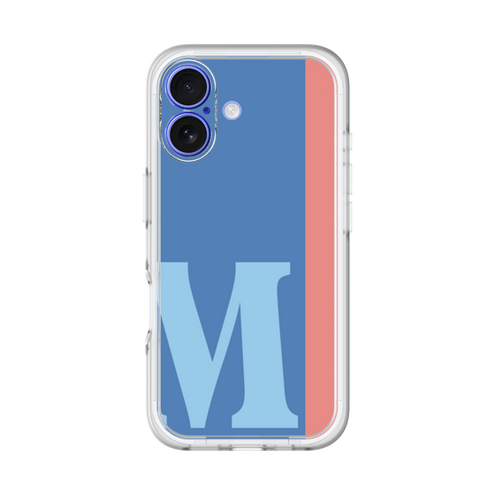 Slim Protection Premium Case［ オリジナル - initial color line - M blue ］