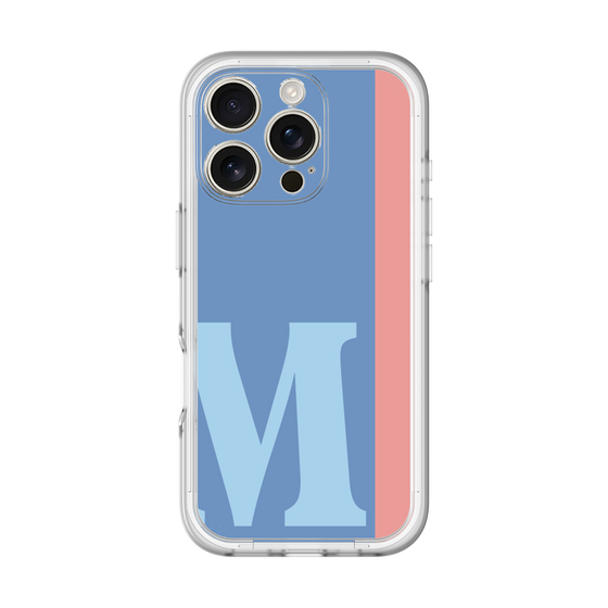 Slim Protection Premium Case［ オリジナル - initial color line - M blue ］