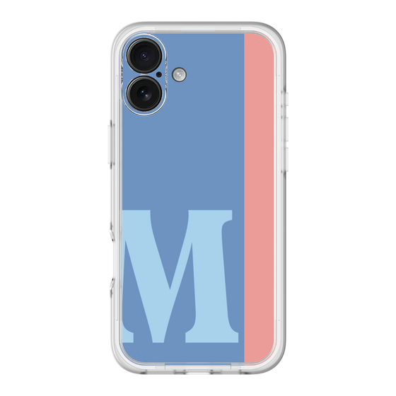 Slim Protection Premium Case［ オリジナル - initial color line - M blue ］