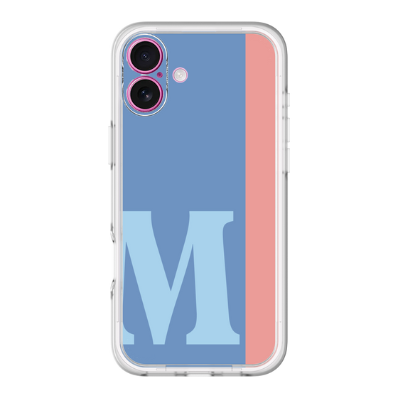 Slim Protection Premium Case［ オリジナル - initial color line - M blue ］