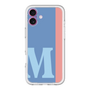 Slim Protection Premium Case［ オリジナル - initial color line - M blue ］