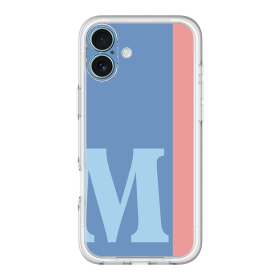 Slim Protection Premium Case［ オリジナル - initial color line - M blue ］