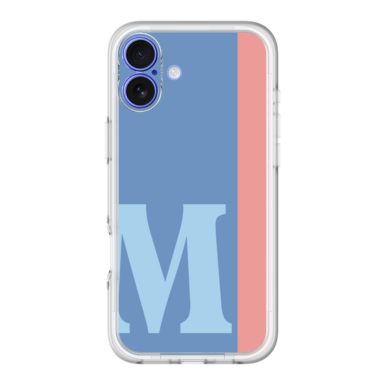 Slim Protection Premium Case［ オリジナル - initial color line - M blue ］