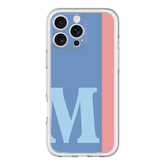 Slim Protection Premium Case［ オリジナル - initial color line - M blue ］