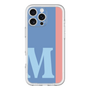 Slim Protection Premium Case［ オリジナル - initial color line - M blue ］