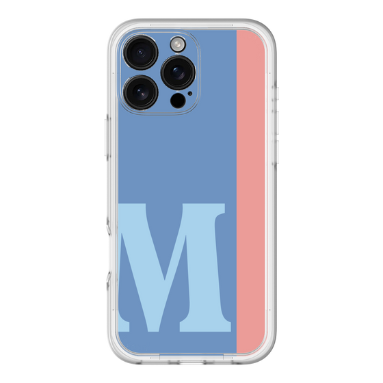 Slim Protection Premium Case［ オリジナル - initial color line - M blue ］