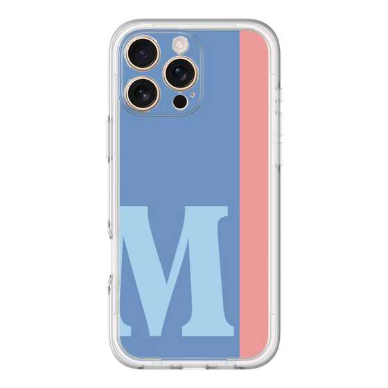 Slim Protection Premium Case［ オリジナル - initial color line - M blue ］