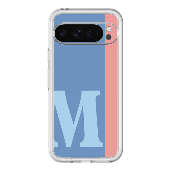 Slim Protection Premium Case［ オリジナル - initial color line - M blue ］