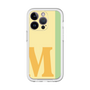 Slim Protection Premium Case［ オリジナル - initial color line - M yellow ］