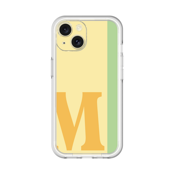 Slim Protection Premium Case［ オリジナル - initial color line - M yellow ］