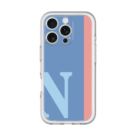 Slim Protection Premium Case［ オリジナル - initial color line - N blue ］
