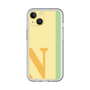 Slim Protection Premium Case［ オリジナル - initial color line - N yellow ］