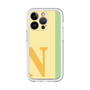 Slim Protection Premium Case［ オリジナル - initial color line - N yellow ］