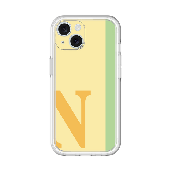 Slim Protection Premium Case［ オリジナル - initial color line - N yellow ］