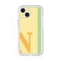 Slim Protection Premium Case［ オリジナル - initial color line - N yellow ］