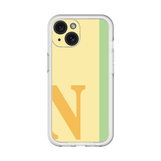 Slim Protection Premium Case［ オリジナル - initial color line - N yellow ］