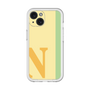 Slim Protection Premium Case［ オリジナル - initial color line - N yellow ］