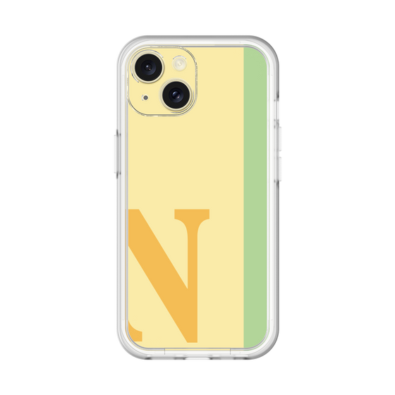 Slim Protection Premium Case［ オリジナル - initial color line - N yellow ］