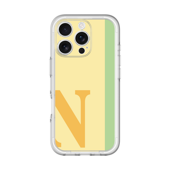 Slim Protection Premium Case［ オリジナル - initial color line - N yellow ］