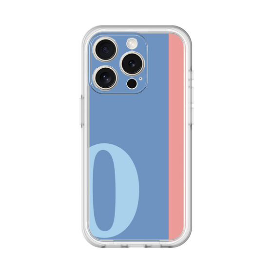 Slim Protection Premium Case［ オリジナル - initial color line - O blue ］