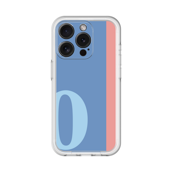 Slim Protection Premium Case［ オリジナル - initial color line - O blue ］