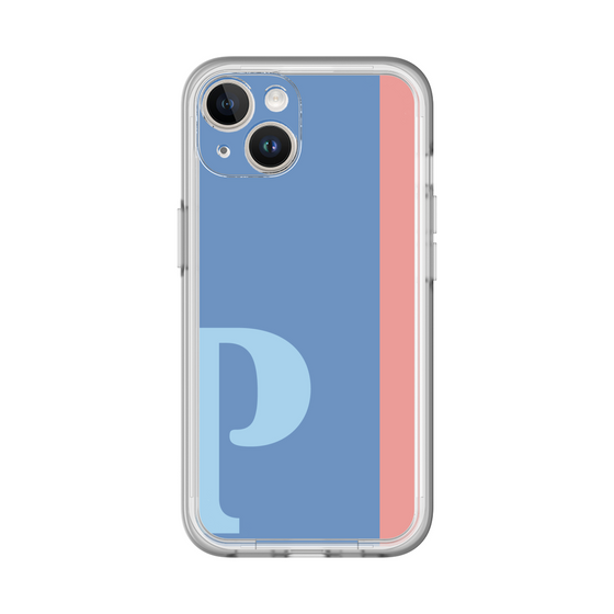 Slim Protection Premium Case［ オリジナル - initial color line - P blue ］