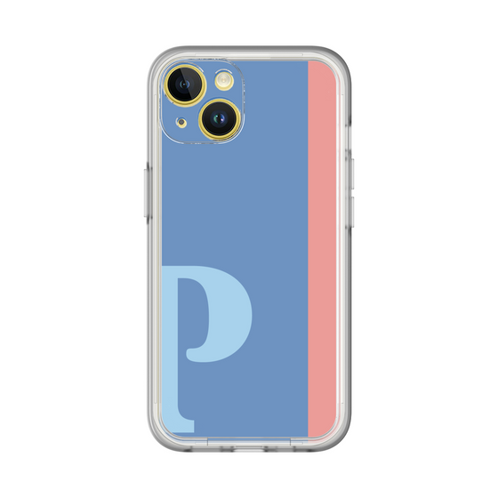 Slim Protection Premium Case［ オリジナル - initial color line - P blue ］