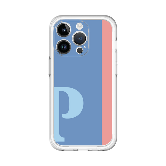 Slim Protection Premium Case［ オリジナル - initial color line - P blue ］