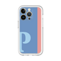 Slim Protection Premium Case［ オリジナル - initial color line - P blue ］