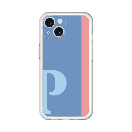 Slim Protection Premium Case［ オリジナル - initial color line - P blue ］