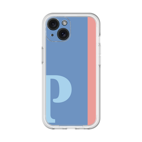 Slim Protection Premium Case［ オリジナル - initial color line - P blue ］