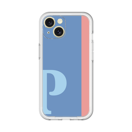 Slim Protection Premium Case［ オリジナル - initial color line - P blue ］
