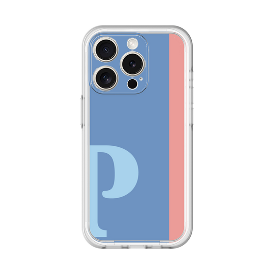 Slim Protection Premium Case［ オリジナル - initial color line - P blue ］