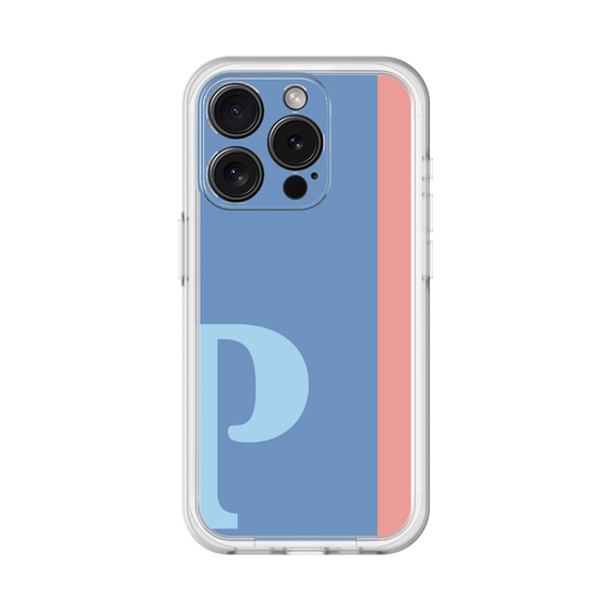 Slim Protection Premium Case［ オリジナル - initial color line - P blue ］