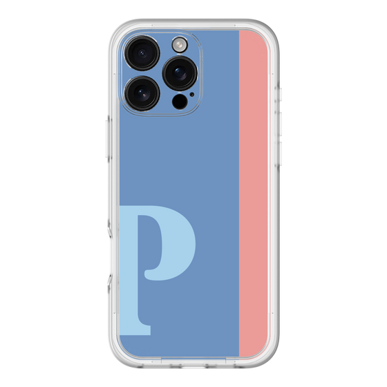 Slim Protection Premium Case［ オリジナル - initial color line - P blue ］