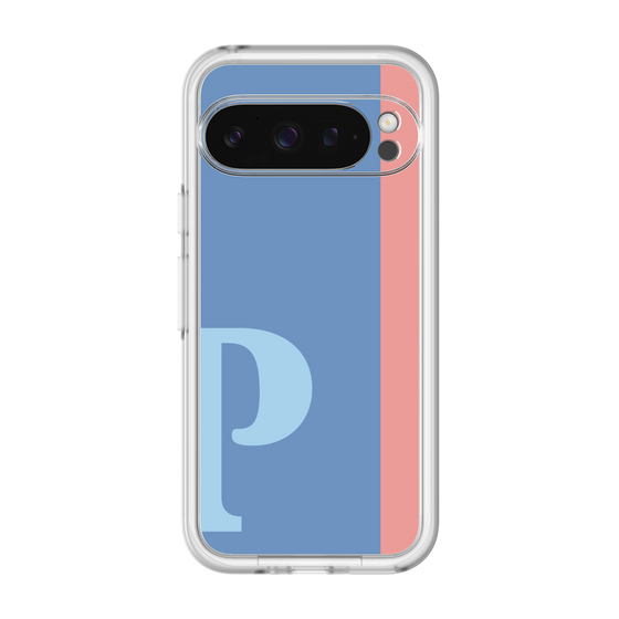 Slim Protection Premium Case［ オリジナル - initial color line - P blue ］