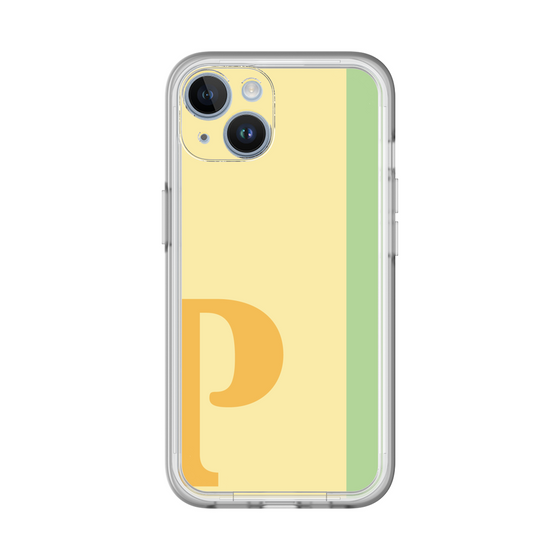 Slim Protection Premium Case［ オリジナル - initial color line - P yellow ］
