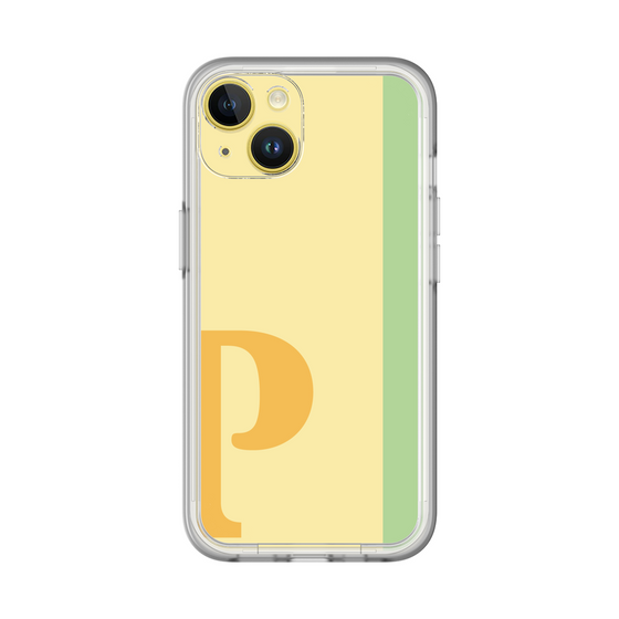 Slim Protection Premium Case［ オリジナル - initial color line - P yellow ］