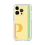 Slim Protection Premium Case［ オリジナル - initial color line - P yellow ］