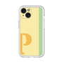 Slim Protection Premium Case［ オリジナル - initial color line - P yellow ］